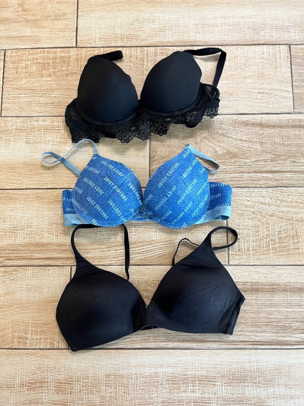 Womens Bundle of 3 Bras - 34B